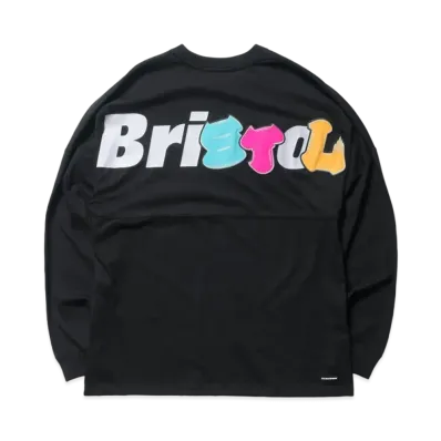 F.C.Real Bristol Sneakerwolf L/S Team Baggy Tee "Black"