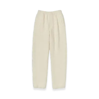 AURALEE Alpaca Wool Leno Cloth Easy Pants "Ivory White"
