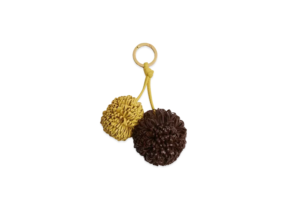 Bottega Veneta Key Ring "Buttercup"