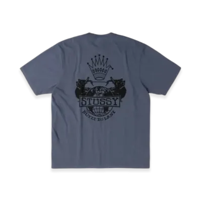 Stussy Built To Last Tee Pigment Dyed "Navy"