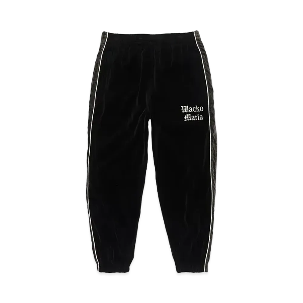 WACKO MARIA Velvet Track Pants "Black"