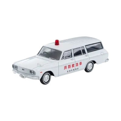 TOMYTEC "TOMICA LIMITED VINTAGE" 1/64 LV-207a Toyopet Masterline Fire Ambulance (Amagasaki City Fire Department) 66 Year Model