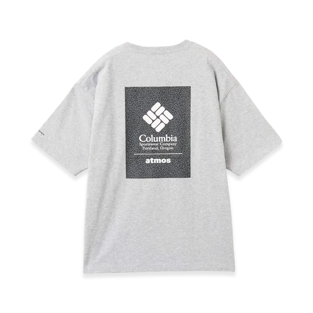 atmos x Columbia Back Patch T-shirts "Gray"