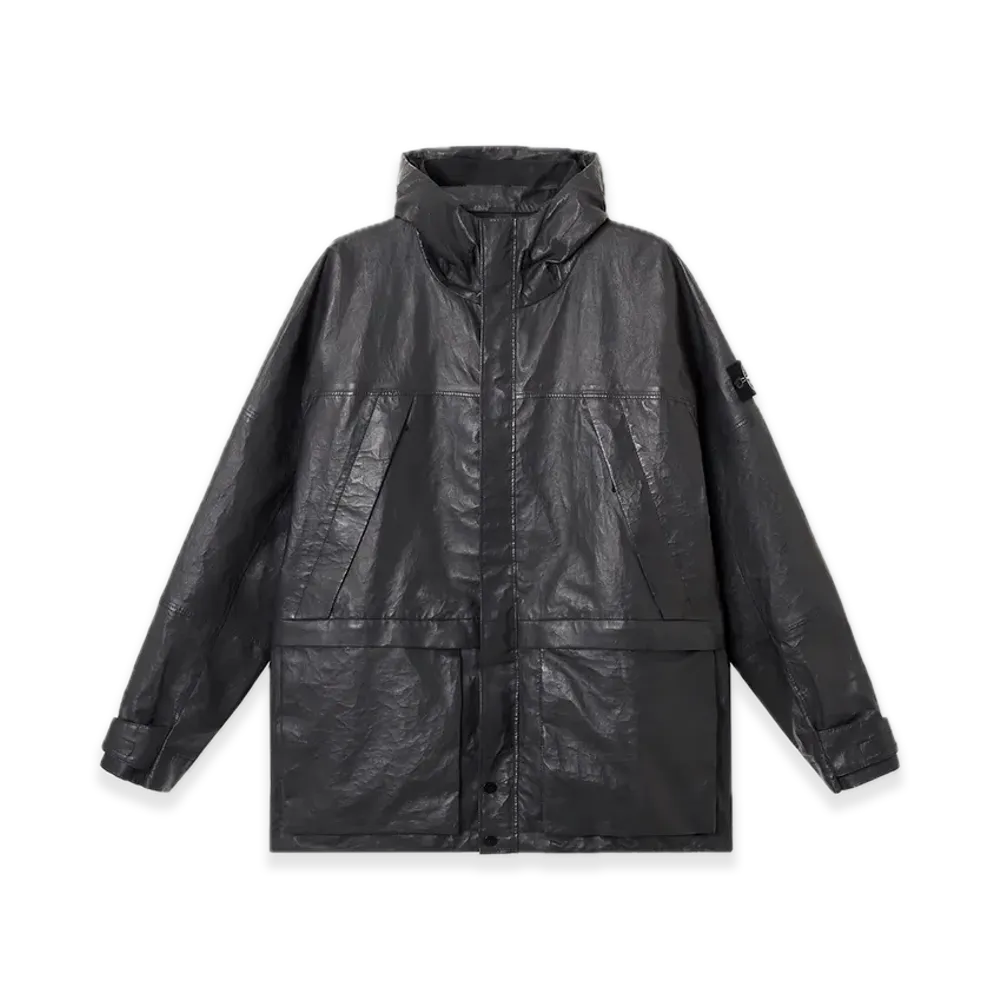 Stone Island 0100002 Light Leather Organza "Charcoal Gray"