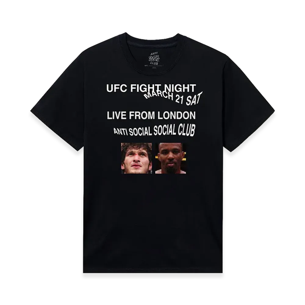ANTI SOCIAL SOCIAL CLUB x UFC Live Tee "Black"