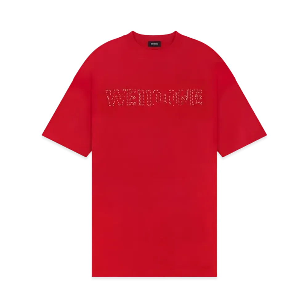 WE11DONE Dot Logo T-shirt "Red"