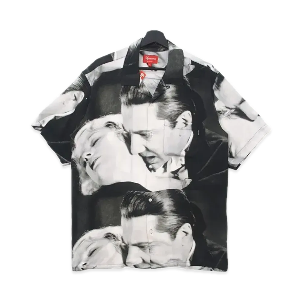 Supreme Bela Lugosi Rayon S/S Shirt "White"