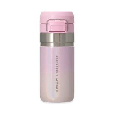 STARBUCKS SAKURA 2026 Stainless Bottle STANLEY 473ml "Shiny Pink"
