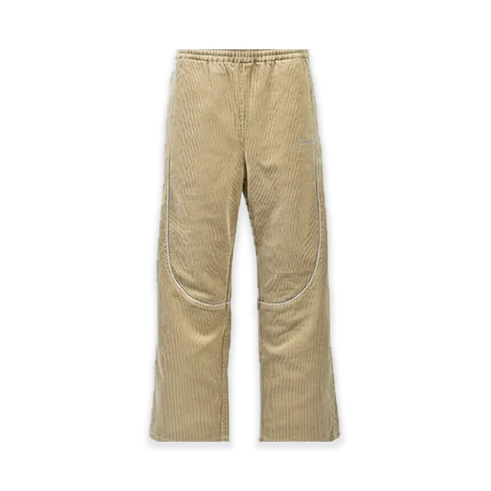 BREATH Script Logo Piping Corduroy Track Pants "Beige"