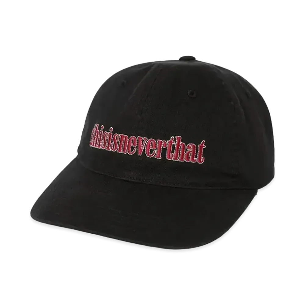 thisisneverthat Double Stitch Onyx Cap "Black"