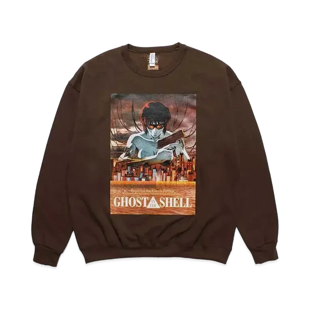WACKO MARIA Ghost In The Shell / Sweat Shirt "Brown"