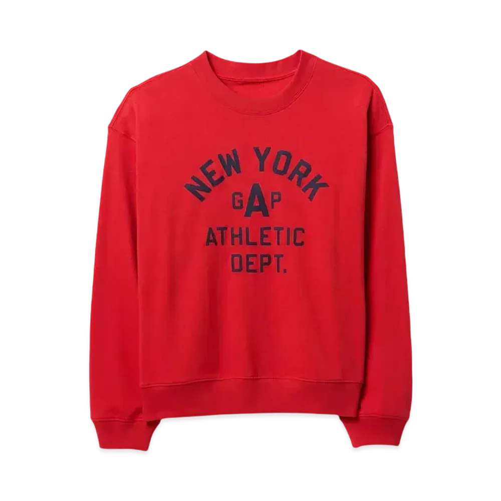 GAP Vintage Soft New York Athletic Logo Sweat Trainer "Tomato Sauce"