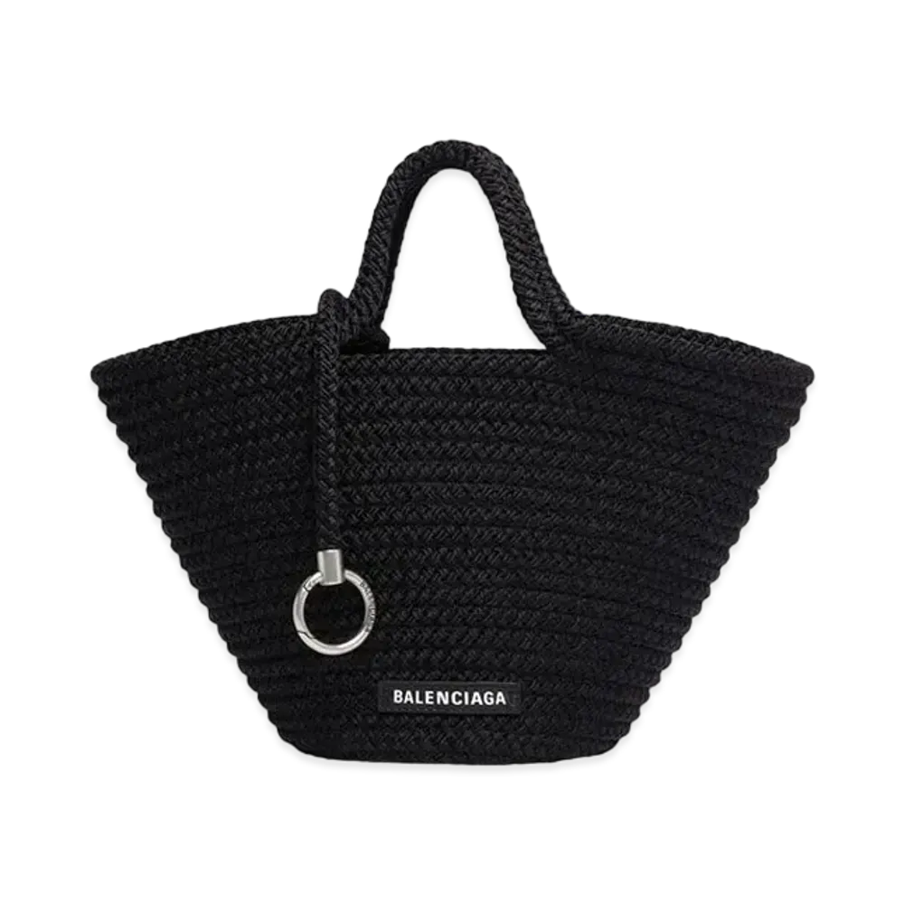 BALENCIAGA Ibiza Small Basket With Strap "Black"