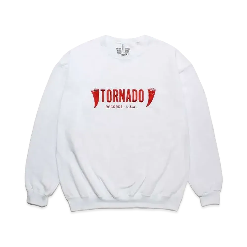 WACKO MARIA Crew Neck Sweat Shirt #1 "White"