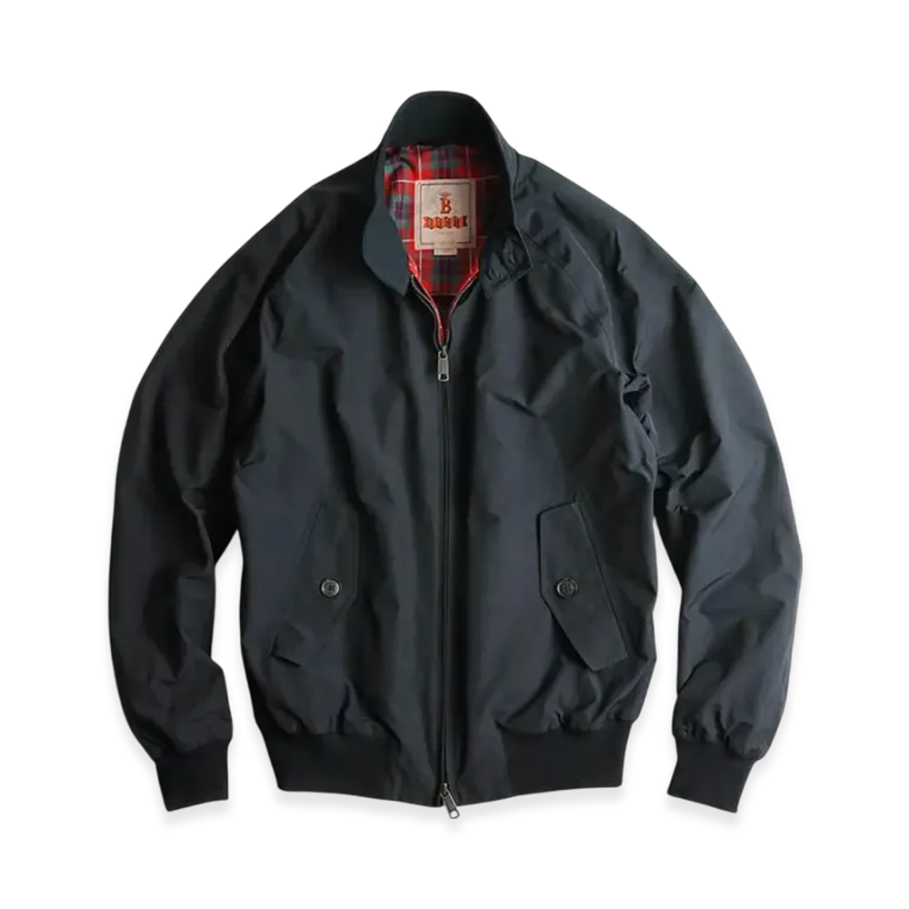 BARACUTA G9 Classic Harrington Jacket "Dark Navy"