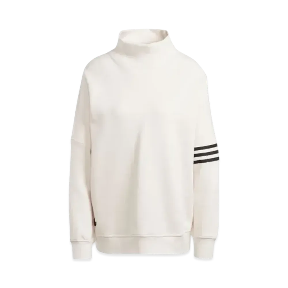 adidas Adicolor Neuclassics Oversize High Neck Sweat "Wonder White"