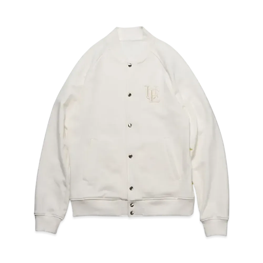 uniform experiment Sweat Varsity Jacket "White"