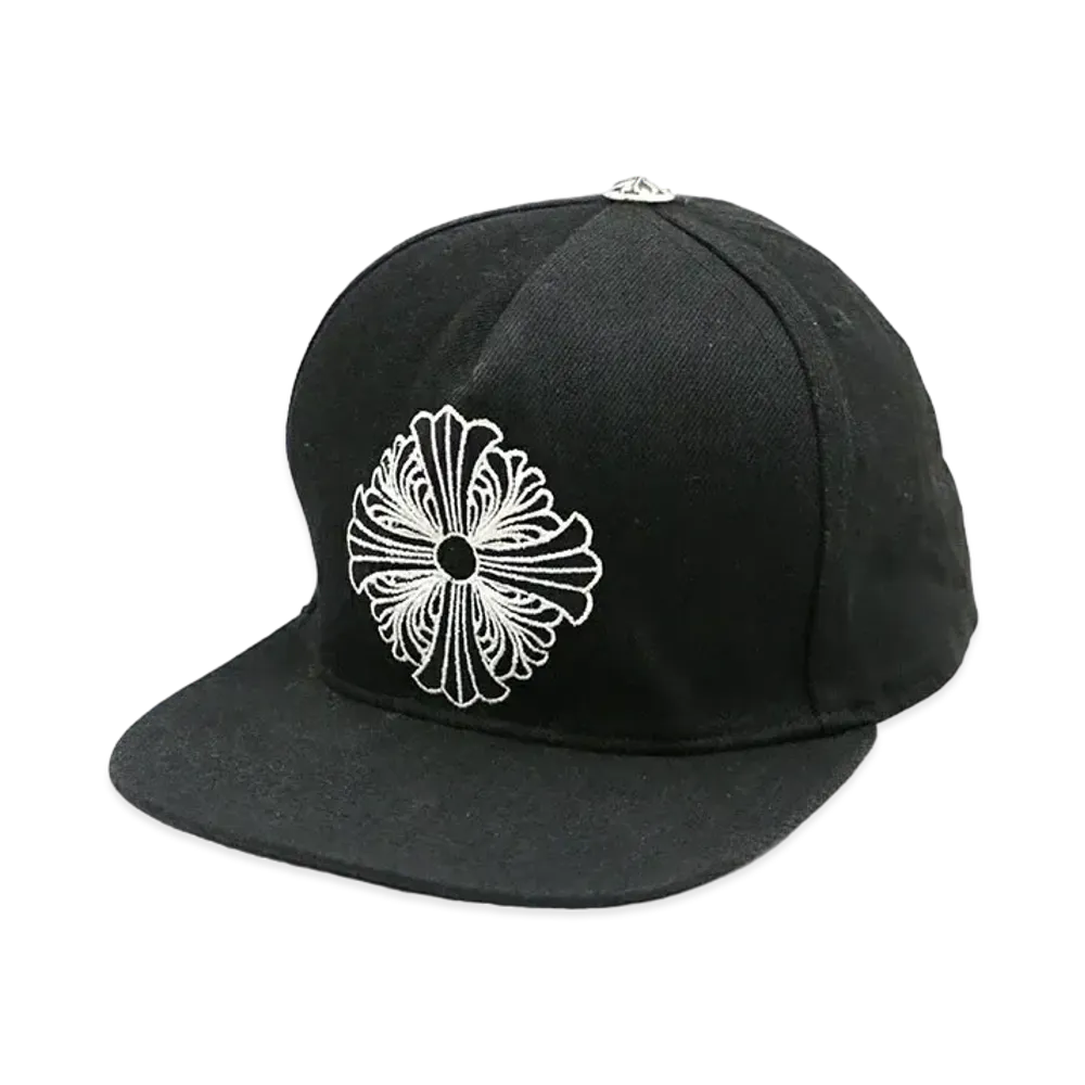 Chrome Hearts Baseball Denim Cap Hairy Cross "Black"