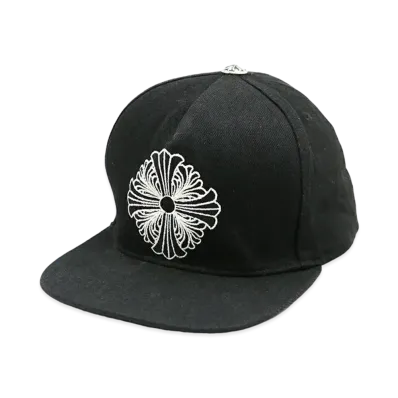 Chrome Hearts Baseball Denim Cap Hairy Cross "Black"