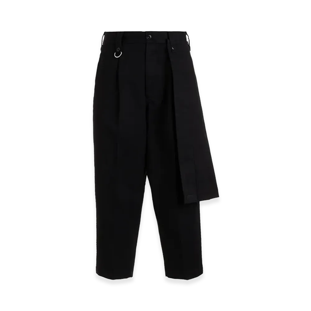 S’YTE x Dickies Straight Pants With A Removable Wrap Panel "Black"