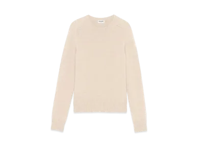 Saint Laurent Women's Cashmere Sweater "Natural"