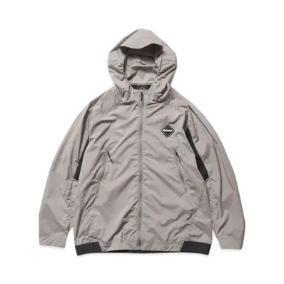 F.C.Real Bristol Breathable Trail Jacket "Light Gray"