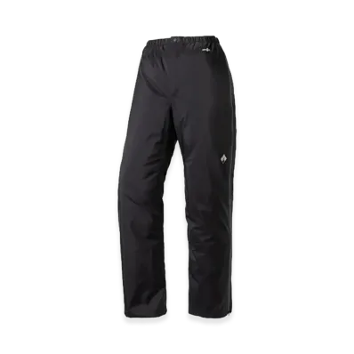 mont-bell Women's US Dry-Tec Rain Pants Full Zip "Black"