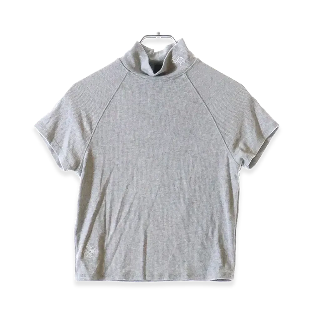 Chrome Hearts Bad Seed Mock Neck S/S T-Shirt "Grey"