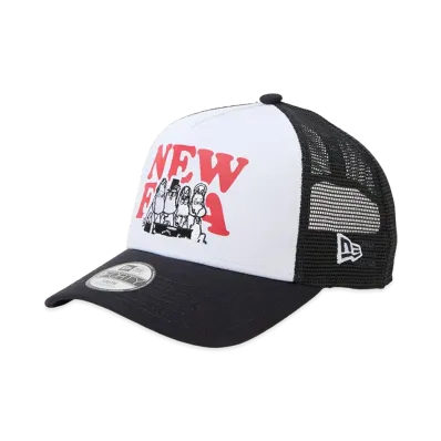 NEW ERA x Moomin Kids Youth Music 9Forty A-Frame Trucker "White/Navy"