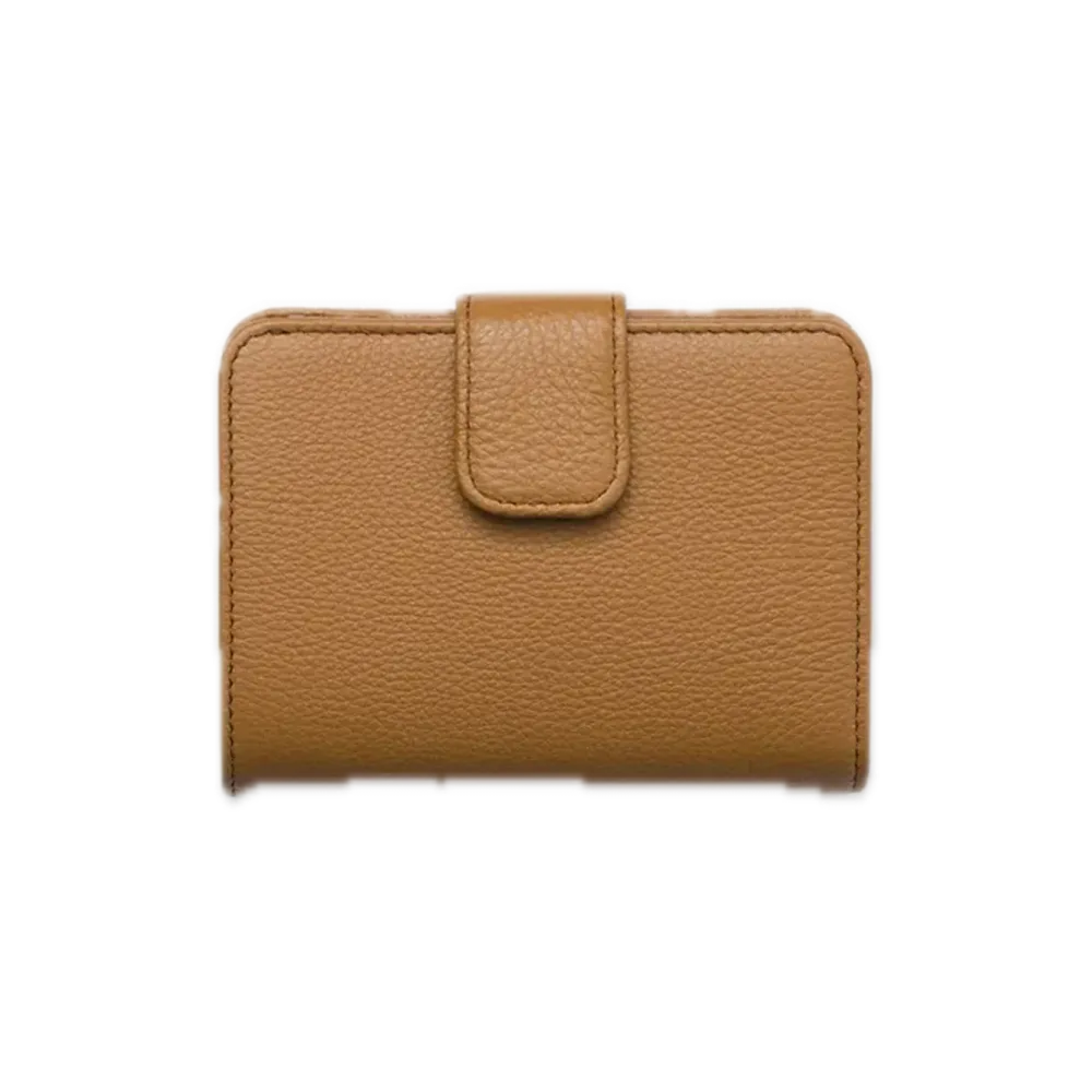 PRADA Vitello Daino Leather Wallet "Camel"