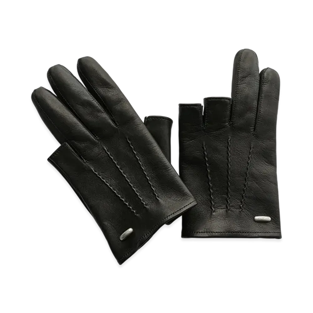 OUR LEGACY Women's Hang Loose Glove "Black Leather"
