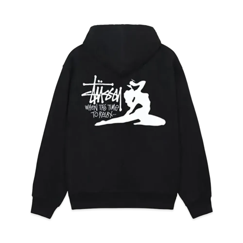 Stussy Relax Hoodie "Black"