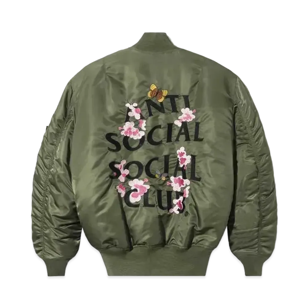 ANTI SOCIAL SOCIAL CLUB Alpha Industries x ASSC MA1 Jacket "Sage"