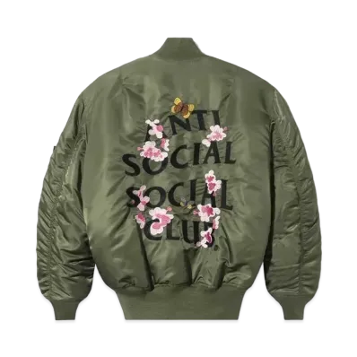 ANTI SOCIAL SOCIAL CLUB Alpha Industries x ASSC MA1 Jacket "Sage"