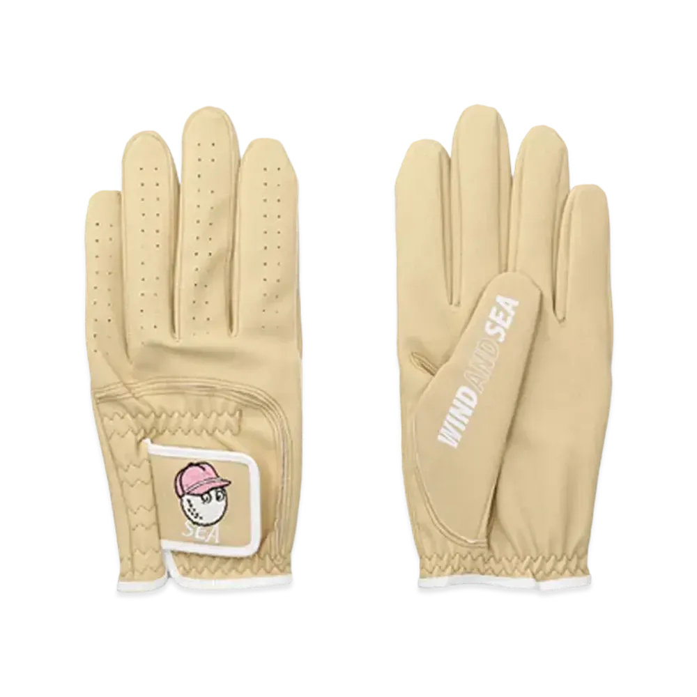 WIND AND SEA x Malbon Golf Golf Glove "Beige"