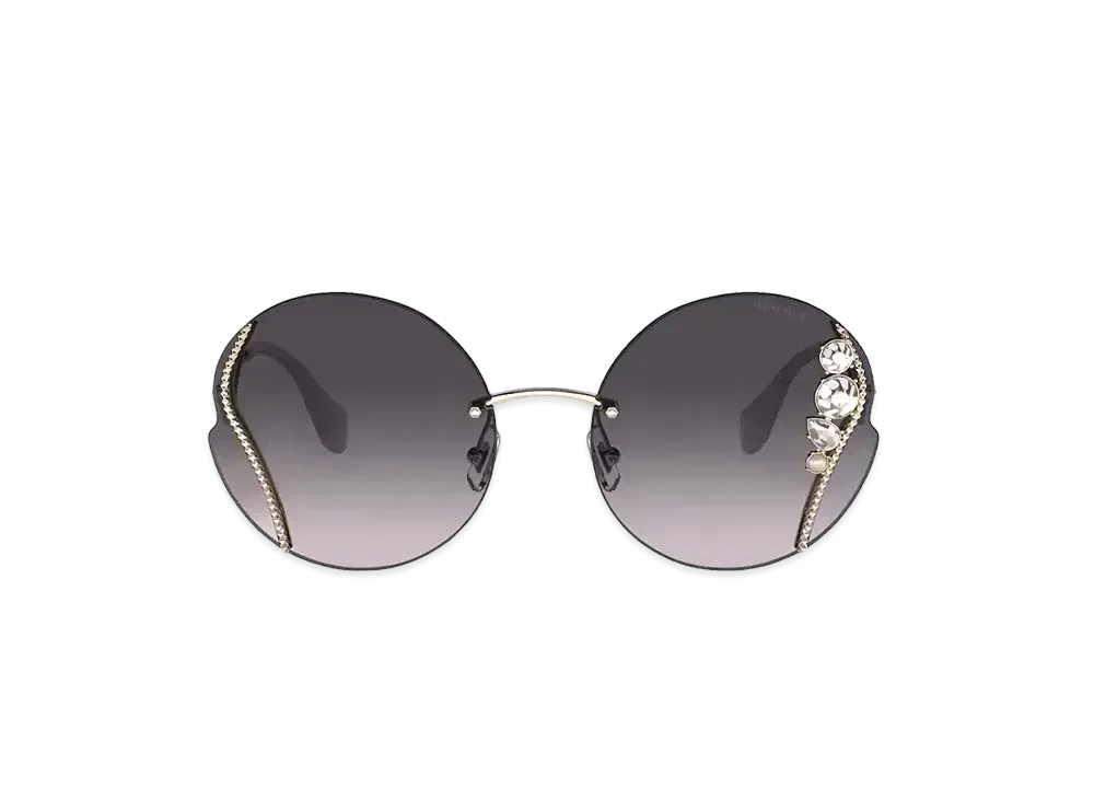MIU MIU La Mondeen Sunglasses "Gray Gradation Lens"