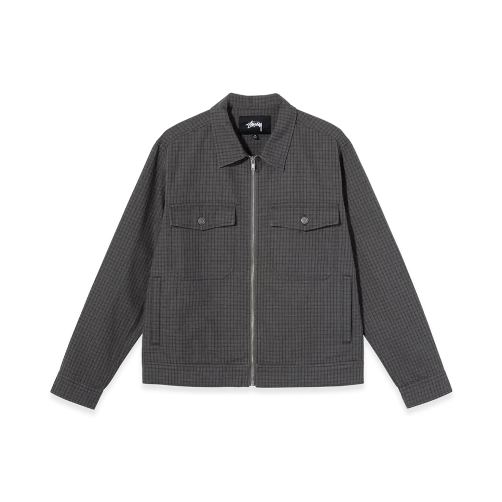 Stussy Check Garage Jacket "Grey"