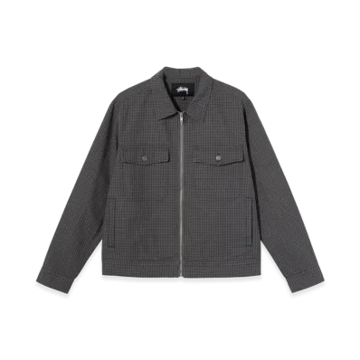 Stussy Check Garage Jacket "Grey"