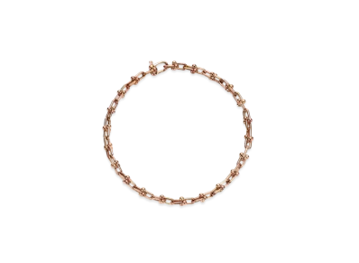 Tiffany & Co. Tiffany Hardware Micro Link Bracelet 18K "Rose Gold"