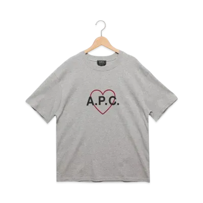 A.P.C. T-Shirt "Heathered Grey"