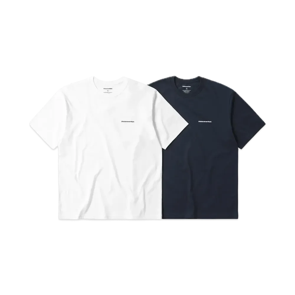 thisisneverthat SP-Logo Cooling Performance Tee "White/Navy"