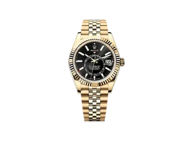 ROLEX Sky-Dweller 42mm Yellow Gold 336938 "Bright Black"