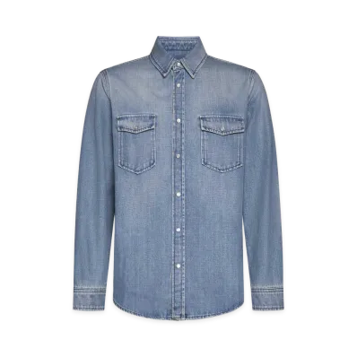 Saint Laurent Shirts "Denim Blue"