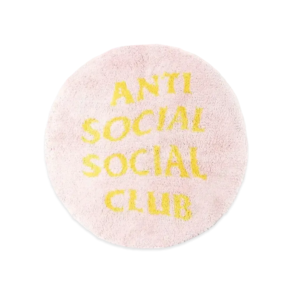 ANTI SOCIAL SOCIAL CLUB No Shoes Inside Rug "Pink"
