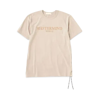 mastermind WORLD Cork Tee "Sand"