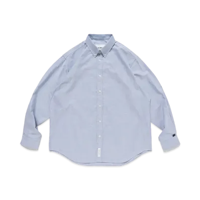 WTAPS BD 01 / LS / Cotton Oxford "Blue"