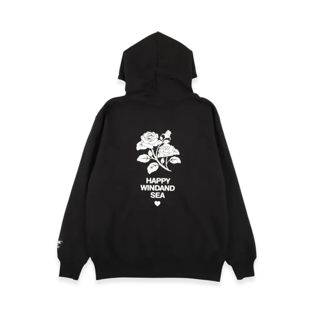 WIND AND SEA Heart&Spade Zip Up Sweatshirt "Black"