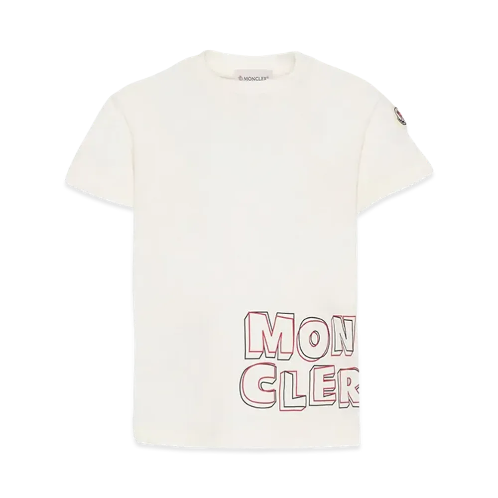 MONCLER Kids Logo T-Shirt "White"