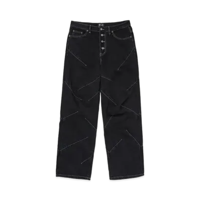 THUG CLUB TC Pin Denim Pants "Black"