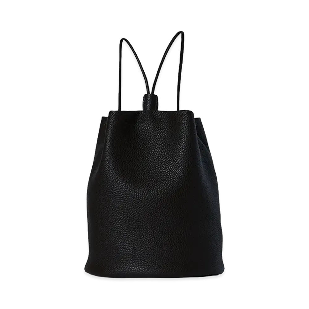 The Row Women's Joe Leather Backpack "Black"